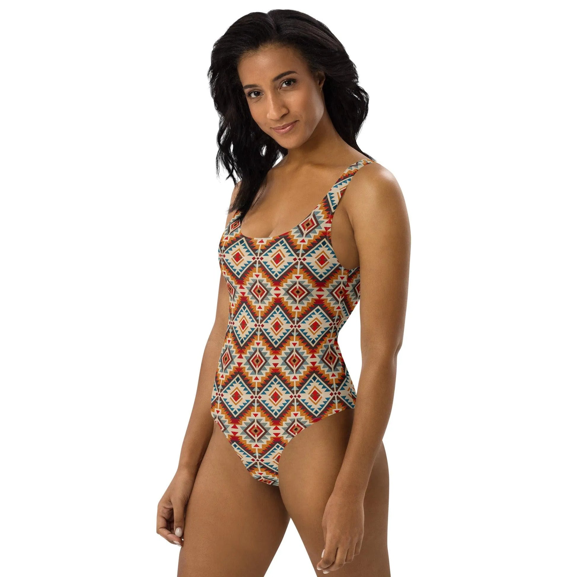 Native American Sunset One-Piece Swimsuit - The Global Wanderer