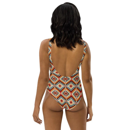 Native American Sunset One-Piece Swimsuit - The Global Wanderer