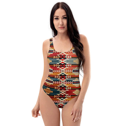 Native American Sunset One-Piece Swimsuit - The Global Wanderer