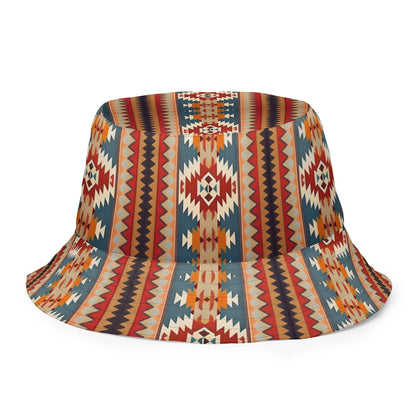 Native American Sunset Reversible Bucket Hat - The Global Wanderer