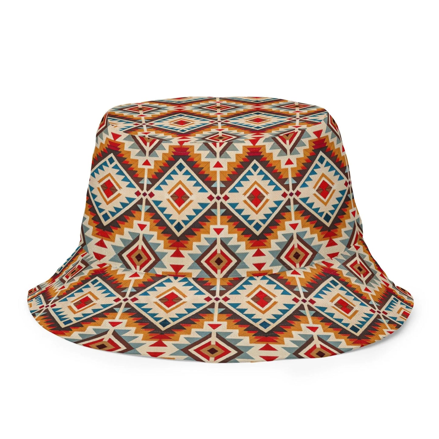 Native American Sunset Reversible Bucket Hat - The Global Wanderer