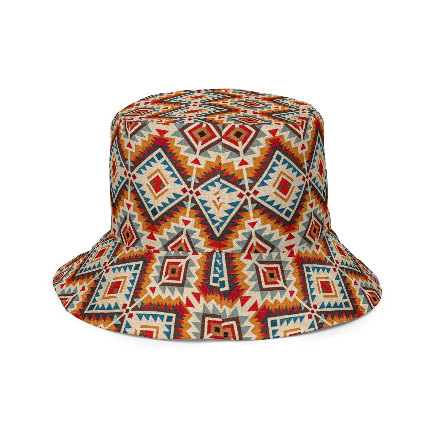 Native American Sunset Reversible Bucket Hat - The Global Wanderer