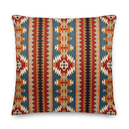 Native American Sunset Throw Pillow - The Global Wanderer