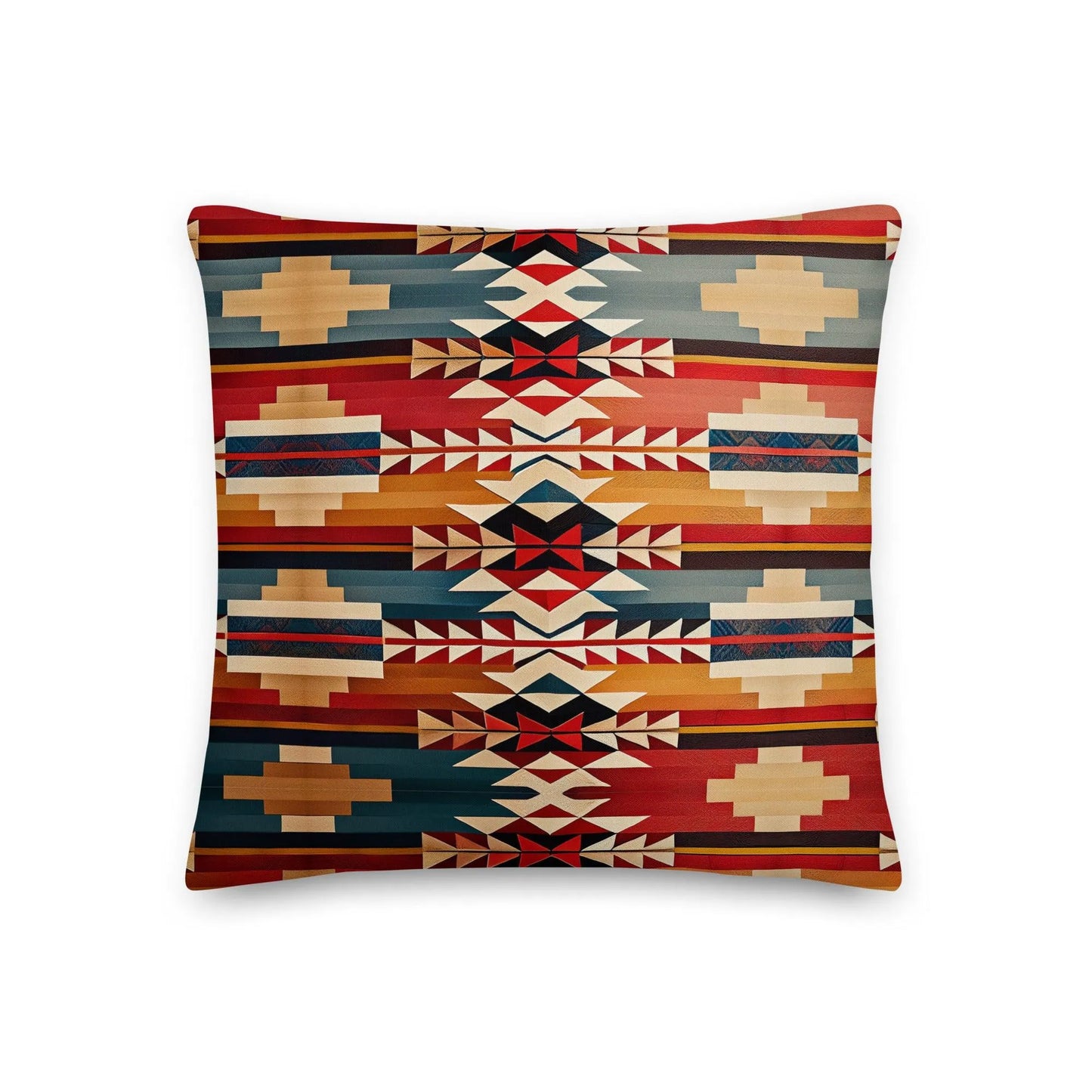 Native American Sunset Throw Pillow - The Global Wanderer