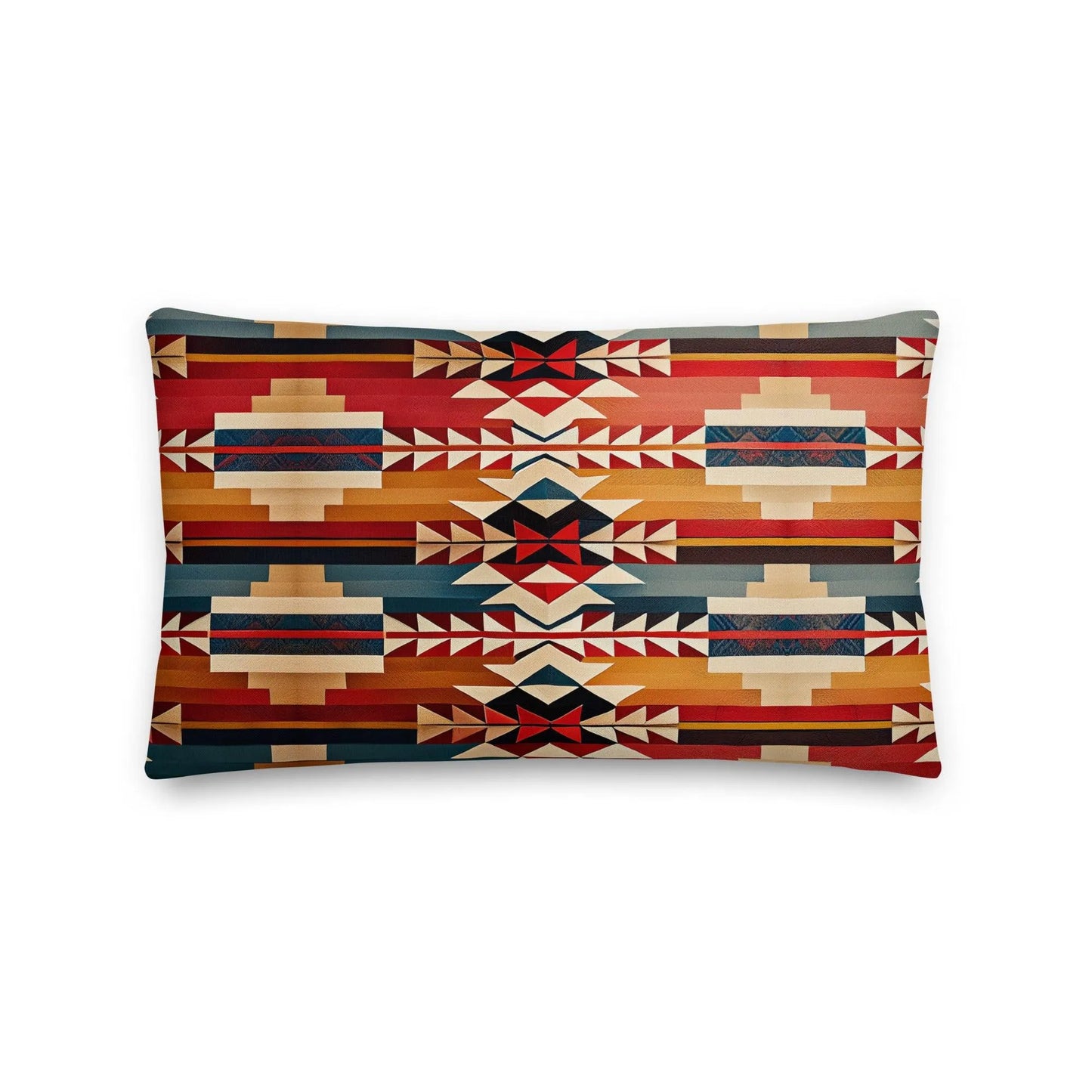 Native American Sunset Throw Pillow - The Global Wanderer