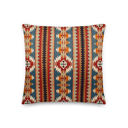 Native American Sunset Throw Pillow - The Global Wanderer