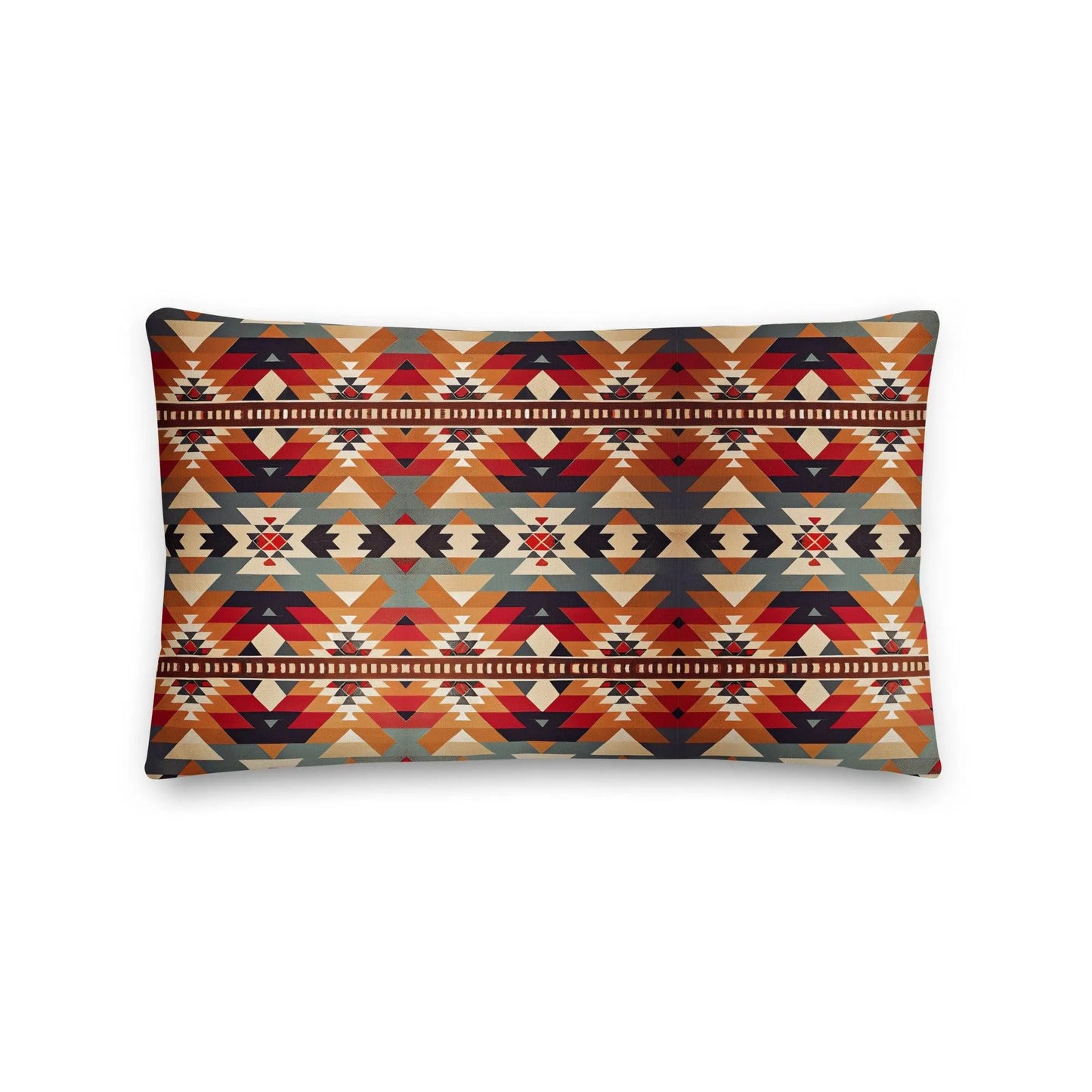 Native American Sunset Throw Pillow - The Global Wanderer