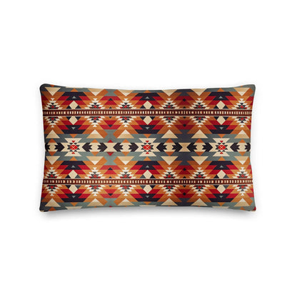 Native American Sunset Throw Pillow - The Global Wanderer