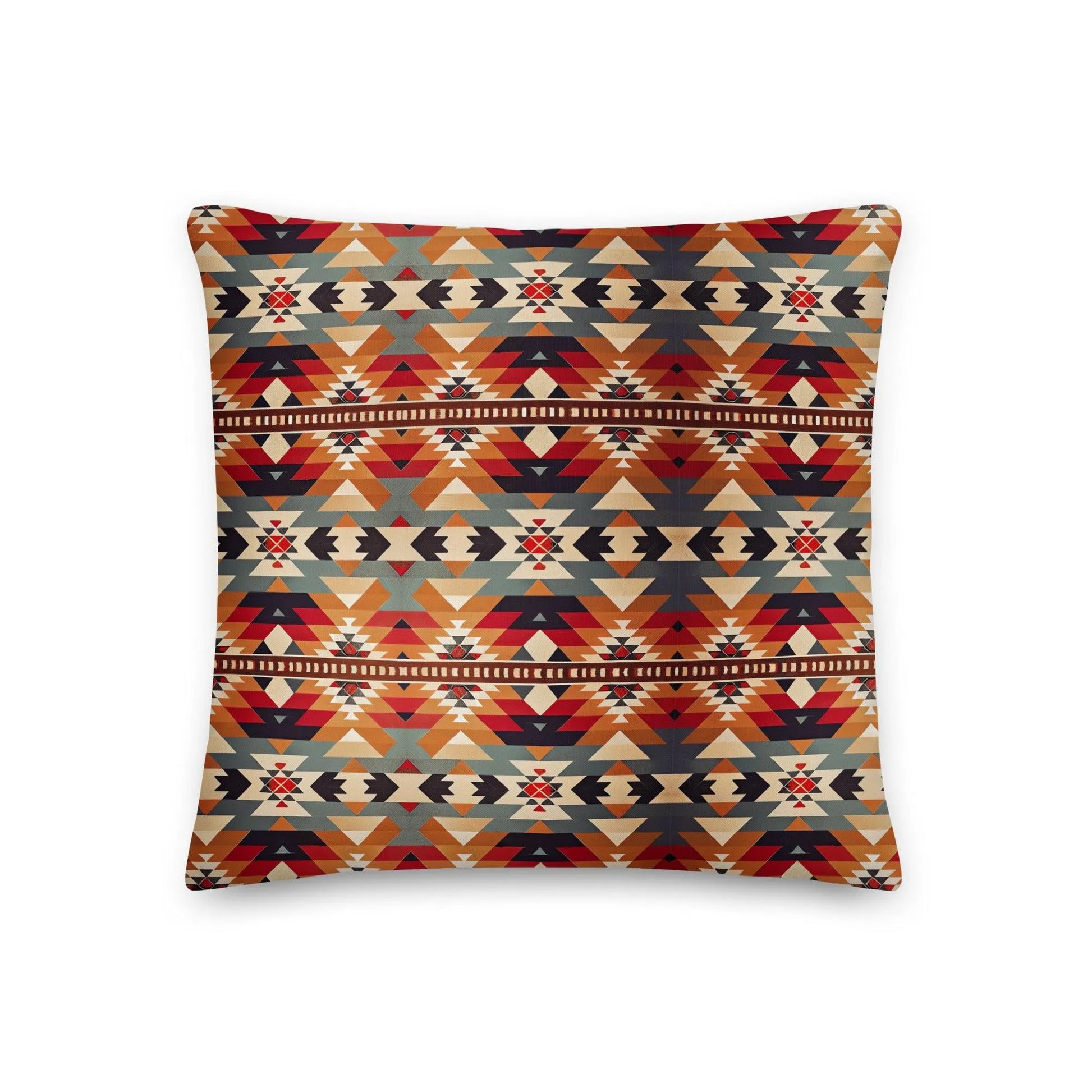 Native American Sunset Throw Pillow - The Global Wanderer