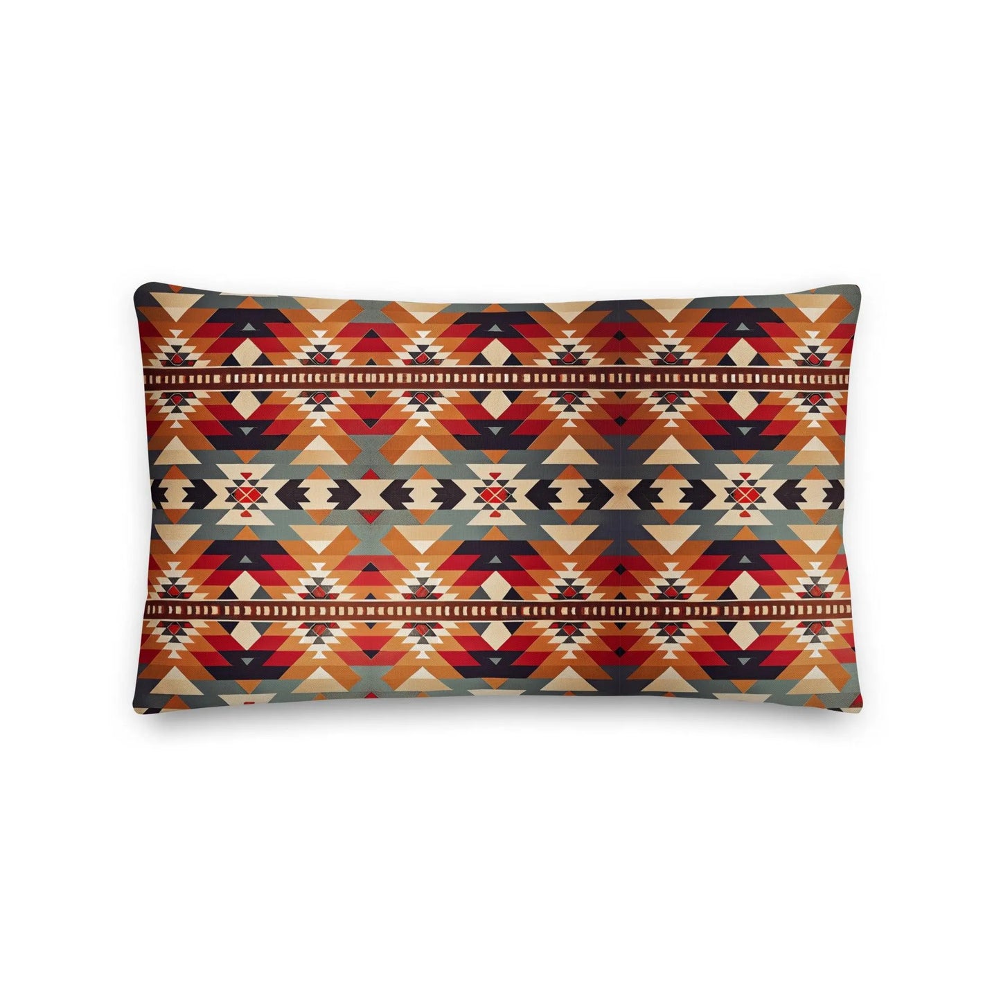 Native American Sunset Throw Pillow - The Global Wanderer