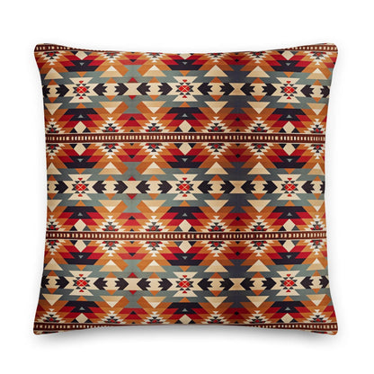 Native American Sunset Throw Pillow - The Global Wanderer