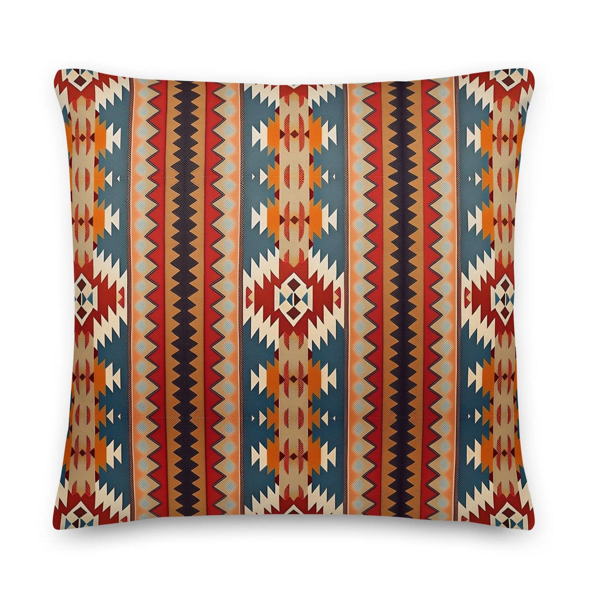 Native American Sunset Throw Pillow - The Global Wanderer