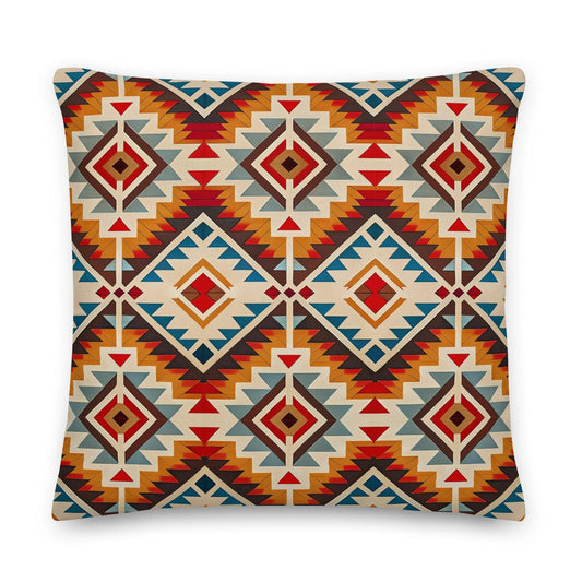 Native American Sunset Throw Pillow - The Global Wanderer