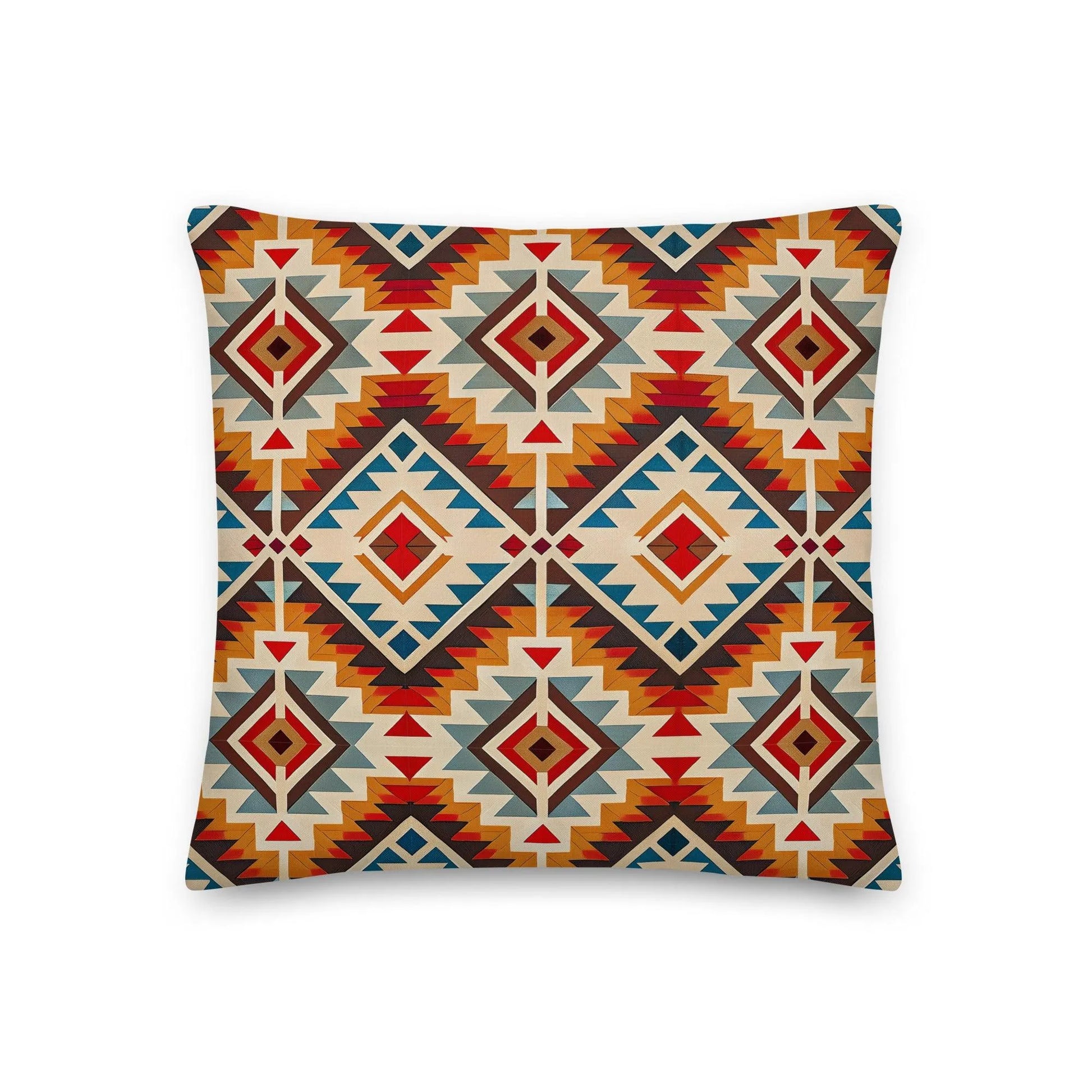 Native American Sunset Throw Pillow - The Global Wanderer