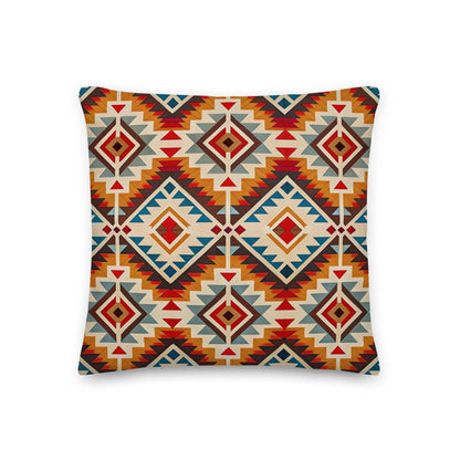 Native American Sunset Throw Pillow - The Global Wanderer