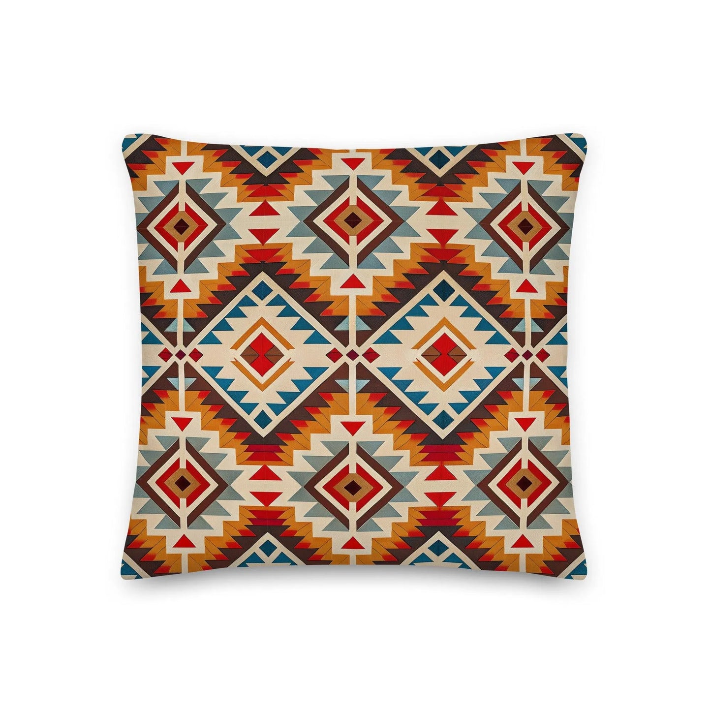 Native American Sunset Throw Pillow - The Global Wanderer