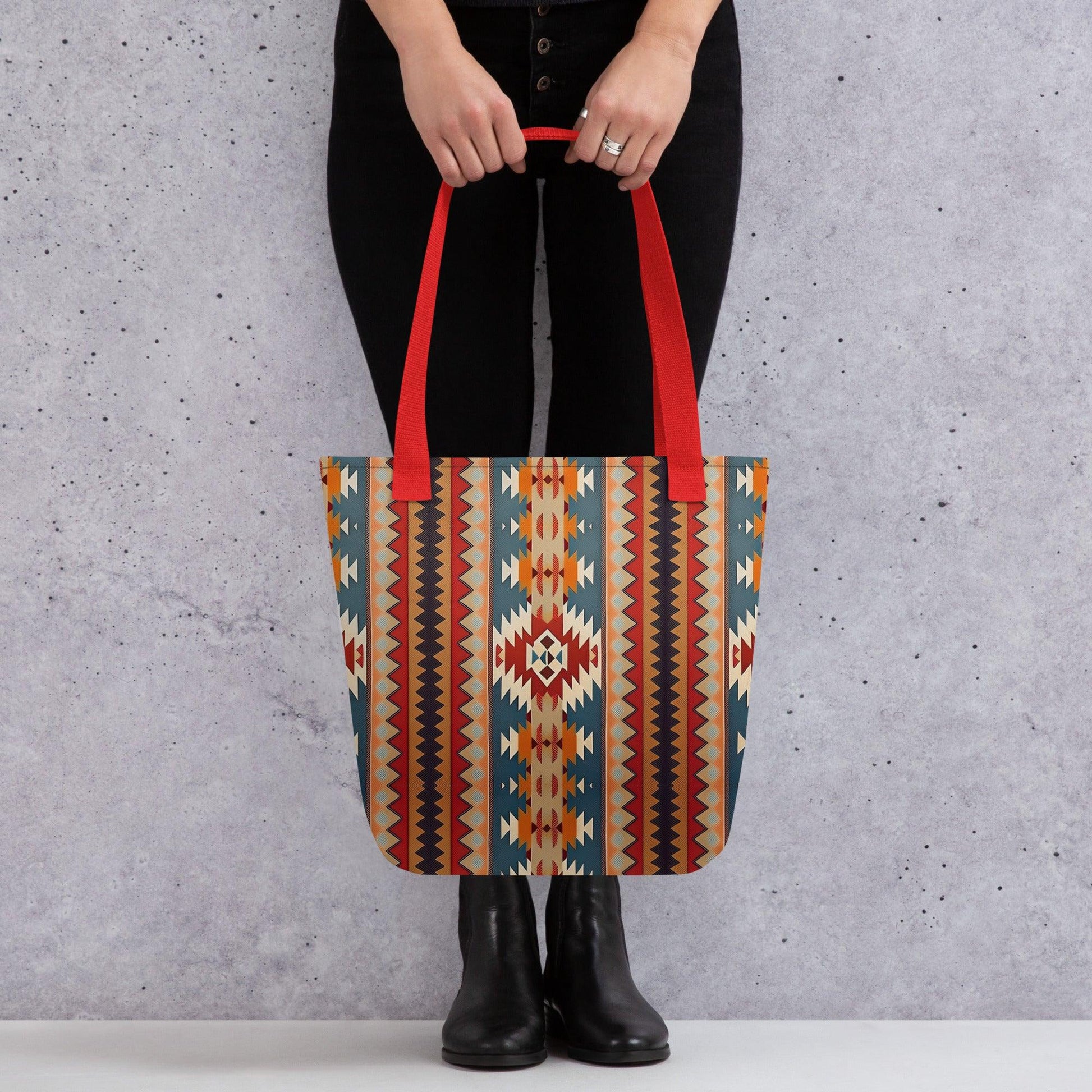 Native American Sunset Tote Bag - The Global Wanderer