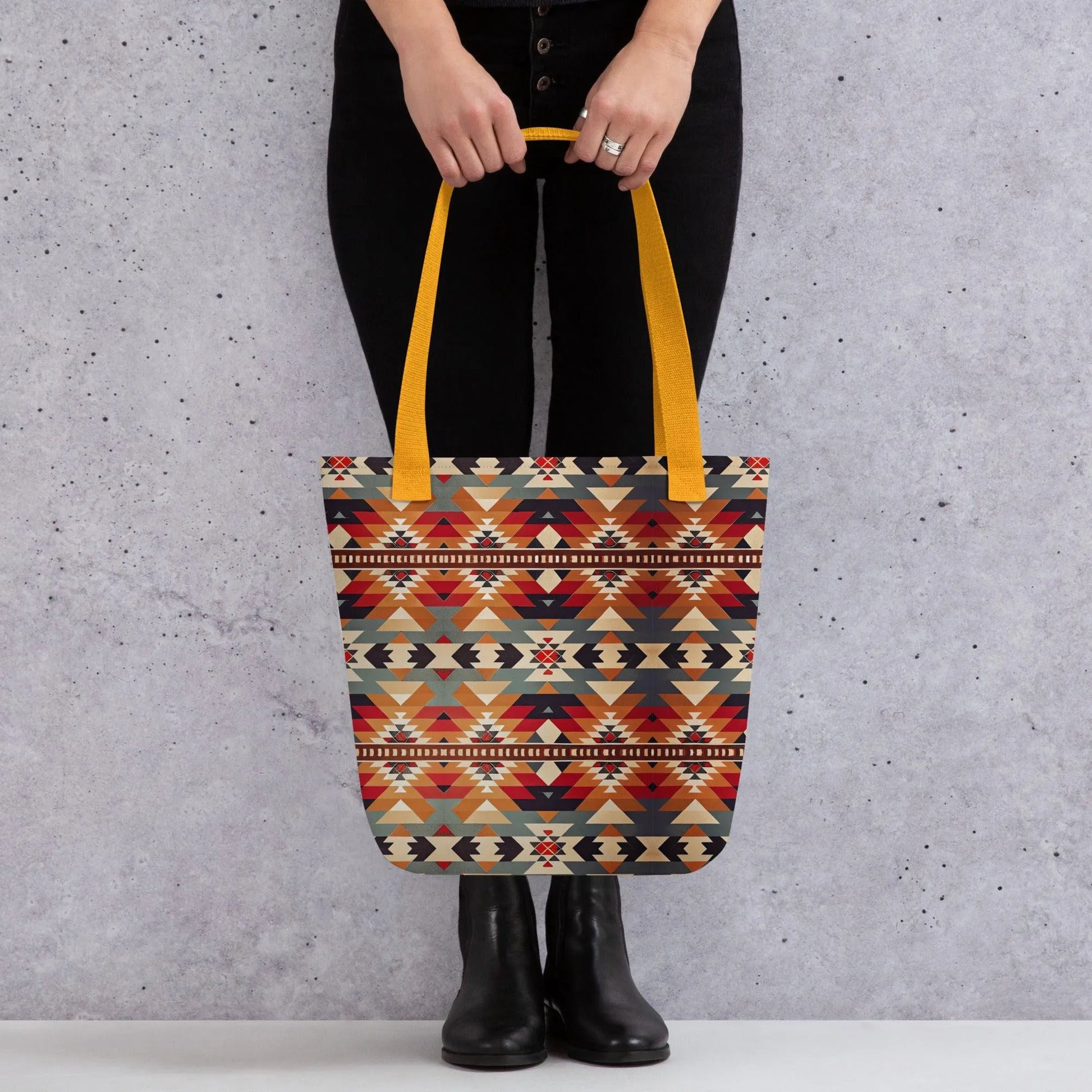 Native American Sunset Tote Bag - The Global Wanderer