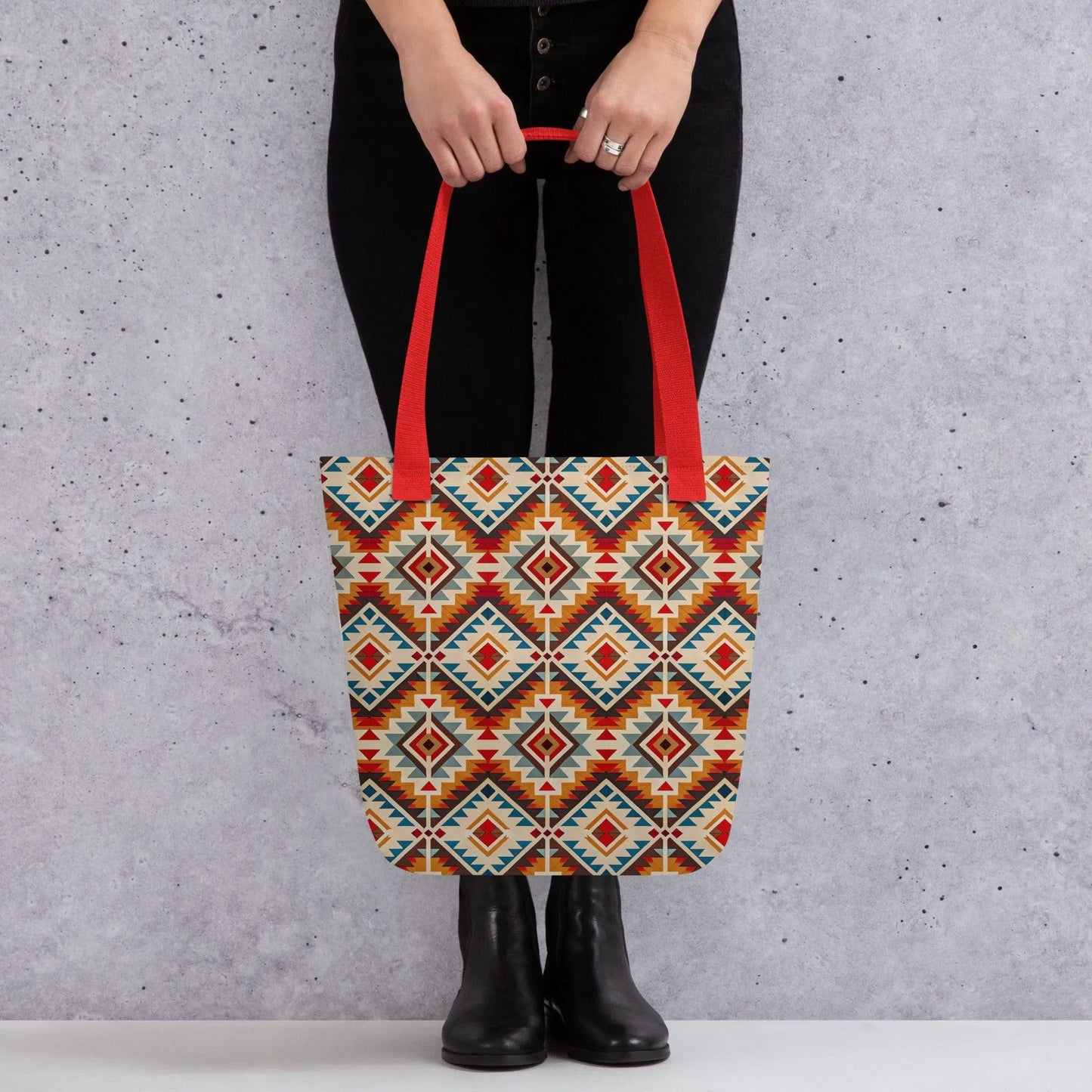 Native American Sunset Tote Bag - The Global Wanderer