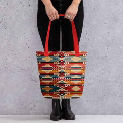 Native American Sunset Tote Bag - The Global Wanderer