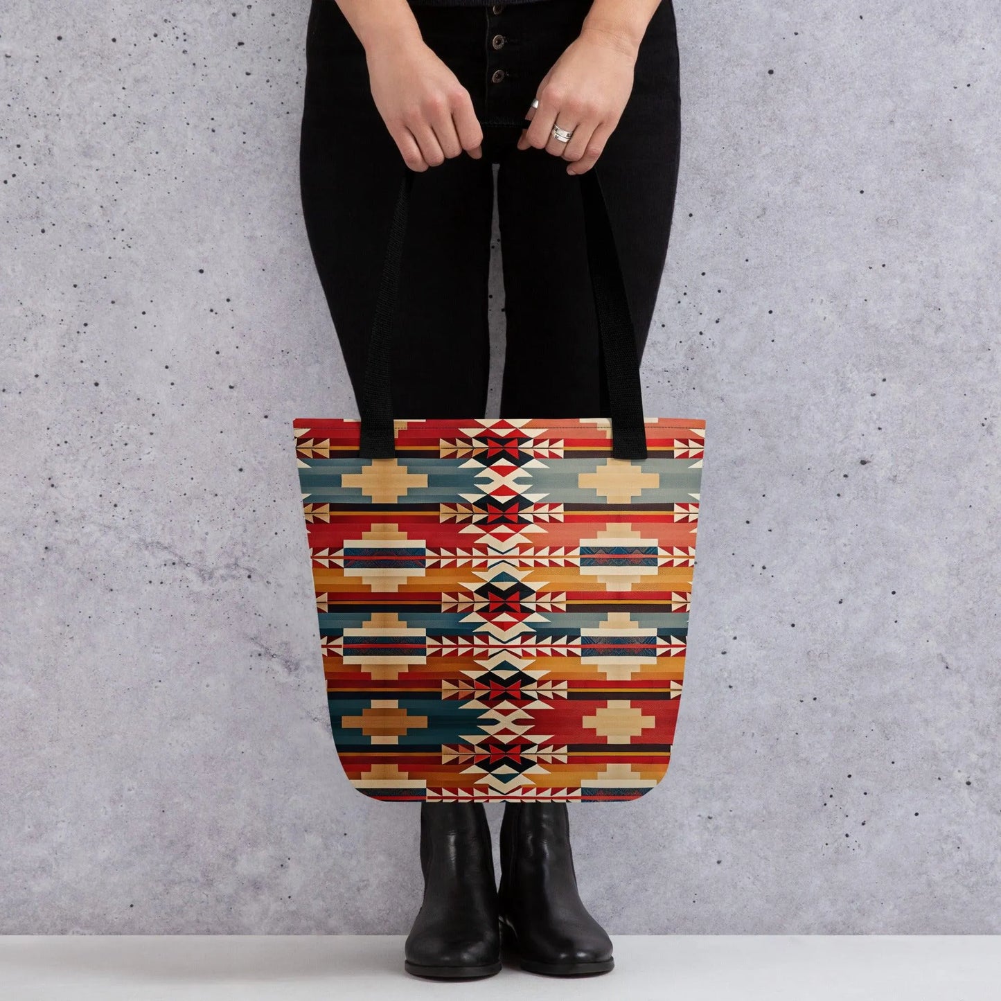 Native American Sunset Tote Bag - The Global Wanderer