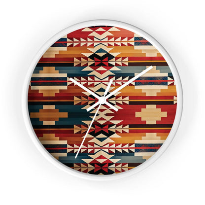 Native American Sunset Wall Clock - The Global Wanderer