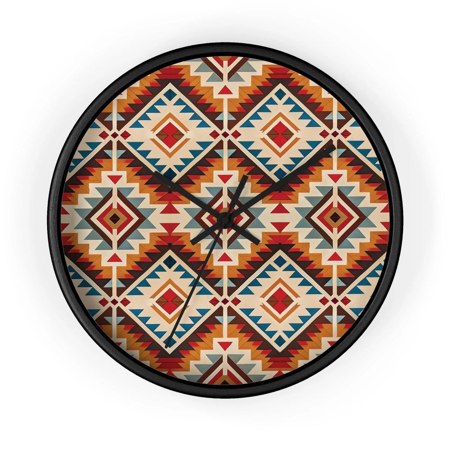 Native American Sunset Wall Clock - The Global Wanderer