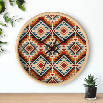 Native American Sunset Wall Clock - The Global Wanderer