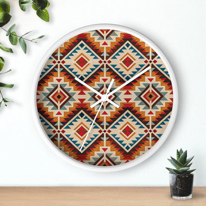 Native American Sunset Wall Clock - The Global Wanderer