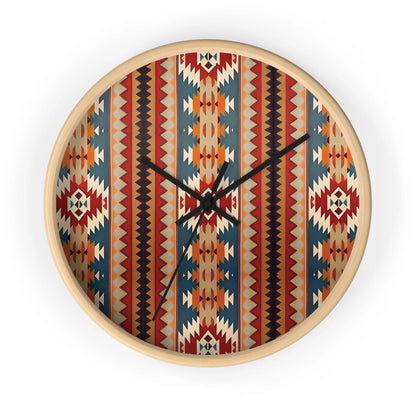 Native American Sunset Wall Clock - The Global Wanderer