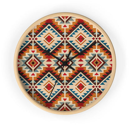 Native American Sunset Wall Clock - The Global Wanderer