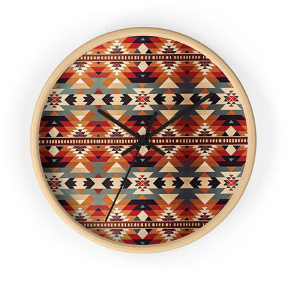 Native American Sunset Wall Clock - The Global Wanderer