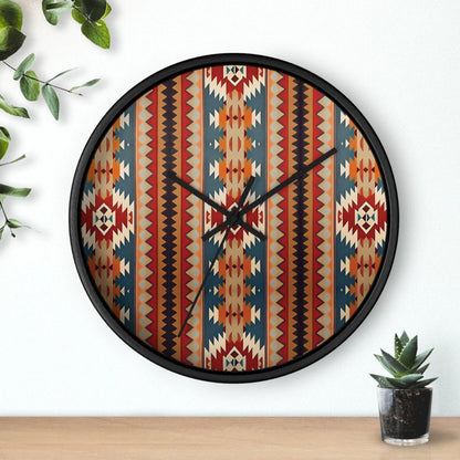 Native American Sunset Wall Clock - The Global Wanderer