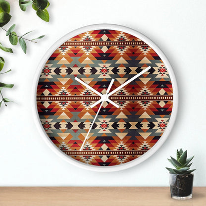 Native American Sunset Wall Clock - The Global Wanderer