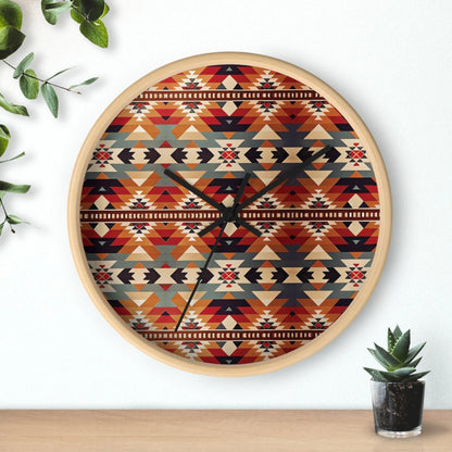 Native American Sunset Wall Clock - The Global Wanderer