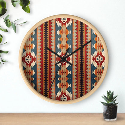 Native American Sunset Wall Clock - The Global Wanderer