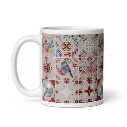 Nordic Tiles Mug - The Global Wanderer