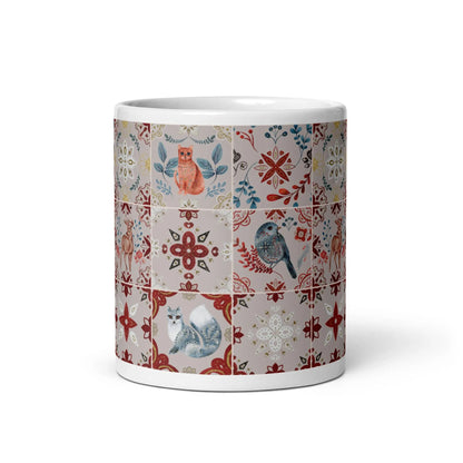 Nordic Tiles Mug - The Global Wanderer