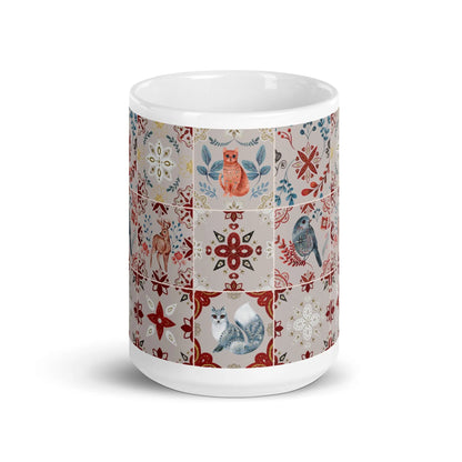 Nordic Tiles Mug - The Global Wanderer