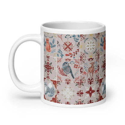 Nordic Tiles Mug - The Global Wanderer