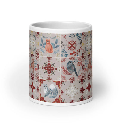 Nordic Tiles Mug - The Global Wanderer