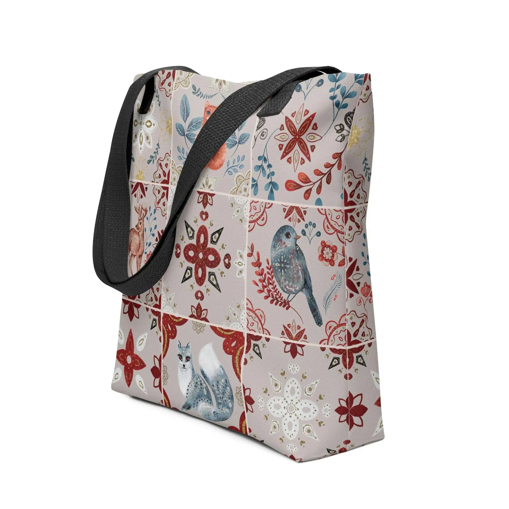 Nordic Tiles Tote Bag - The Global Wanderer