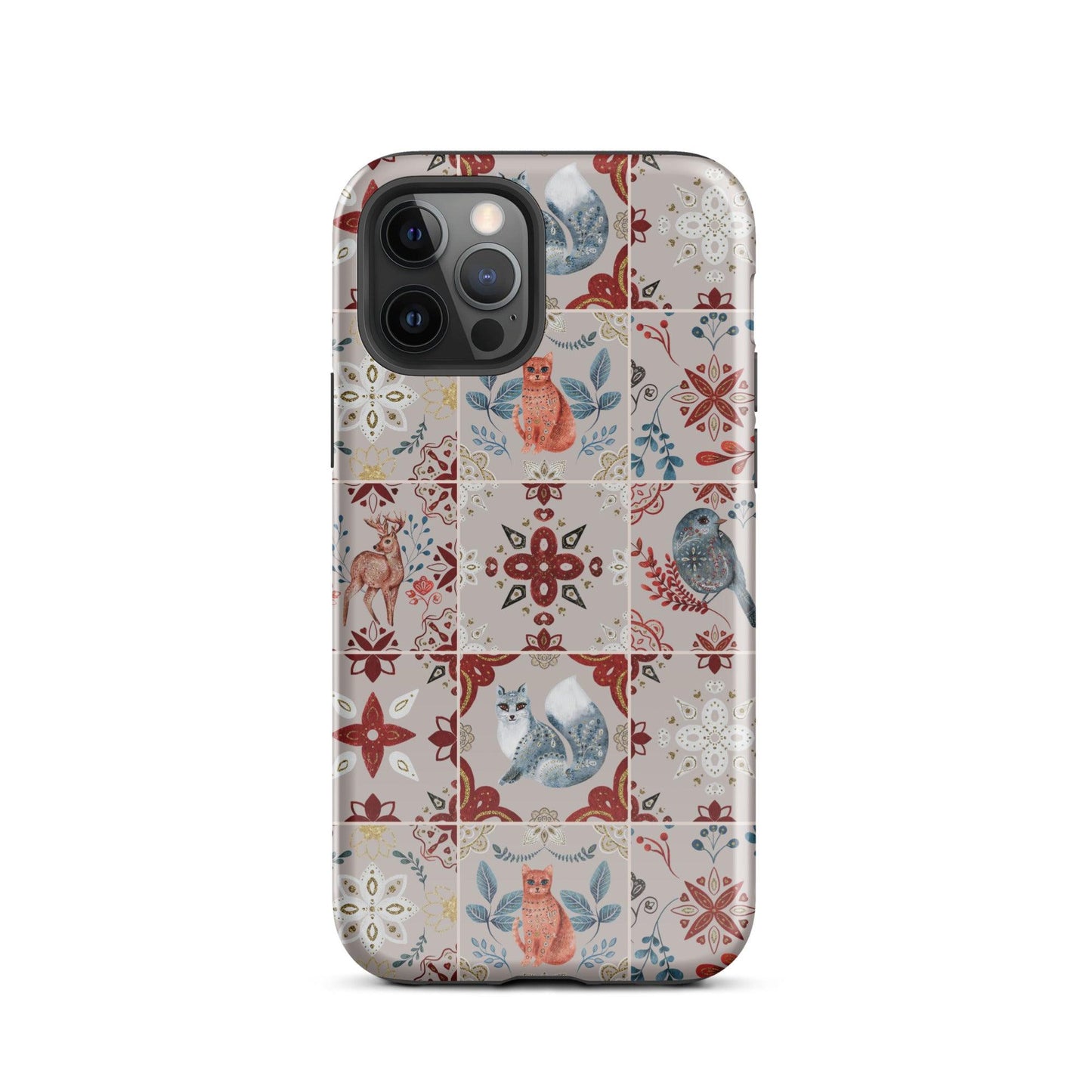 Nordic Tiles Tough iPhone® Case - The Global Wanderer
