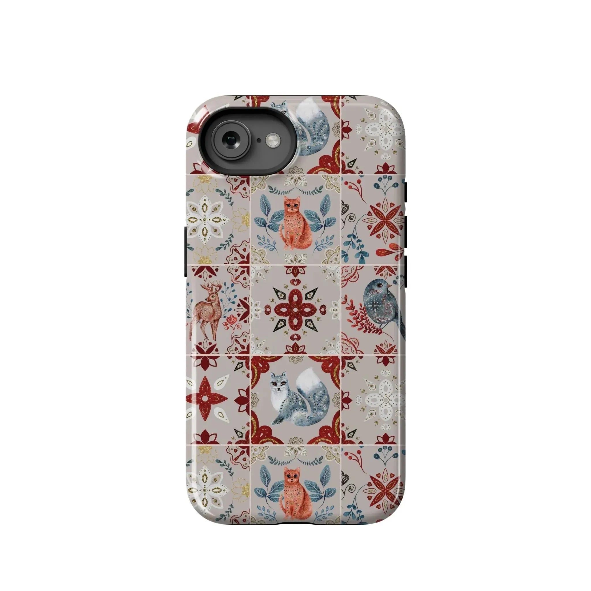 Nordic Tiles Tough MagSafe iPhone® Case - The Global Wanderer