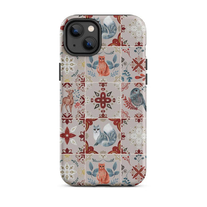 Nordic Tiles Tough MagSafe iPhone® Case - The Global Wanderer