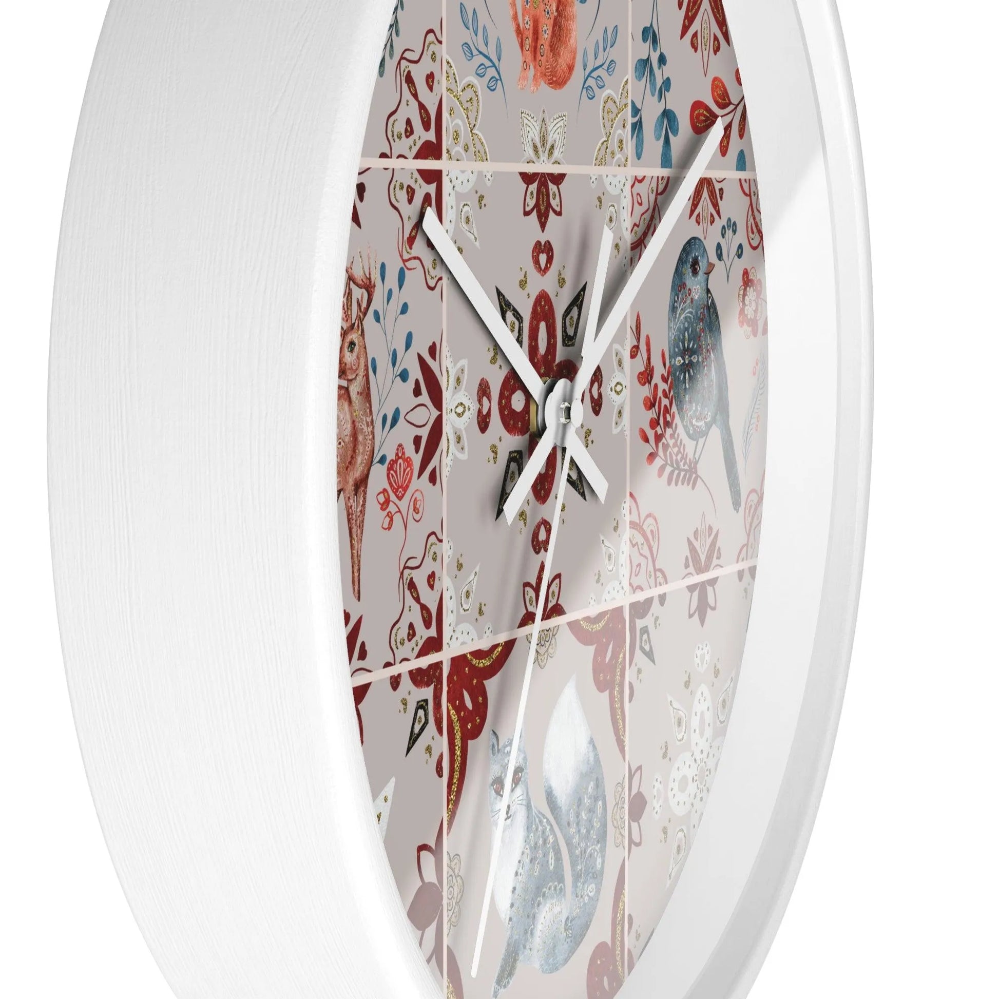 Nordic Tiles Wall Clock - The Global Wanderer