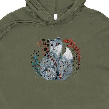 Nordic Winter Crop Hoodie - Fox - The Global Wanderer