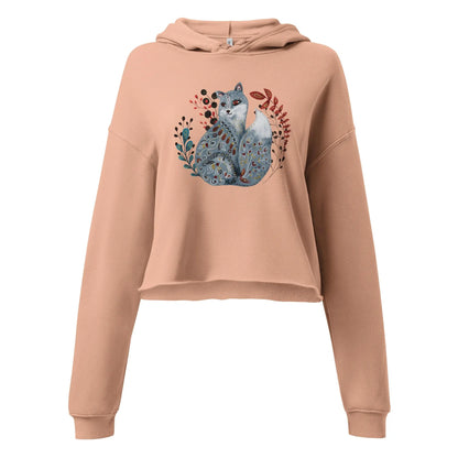 Nordic Winter Crop Hoodie - Fox - The Global Wanderer