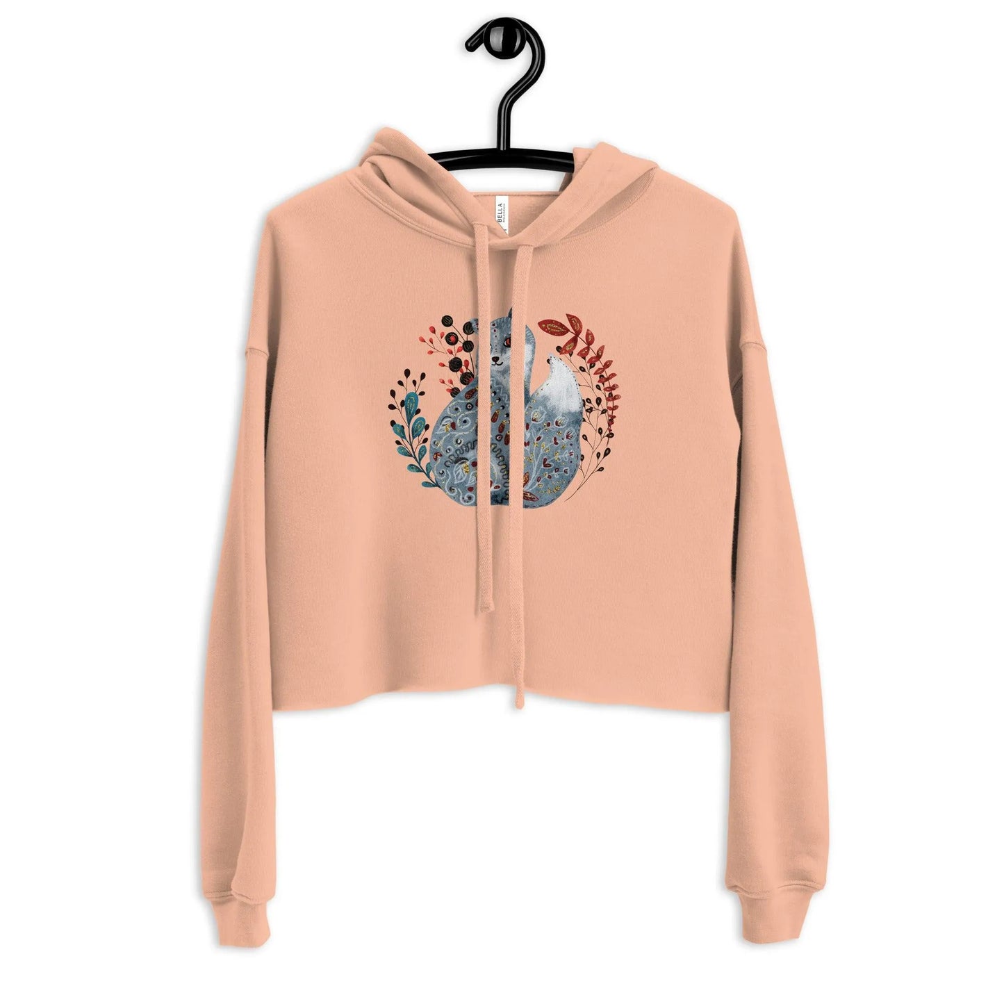 Nordic Winter Crop Hoodie - Fox - The Global Wanderer