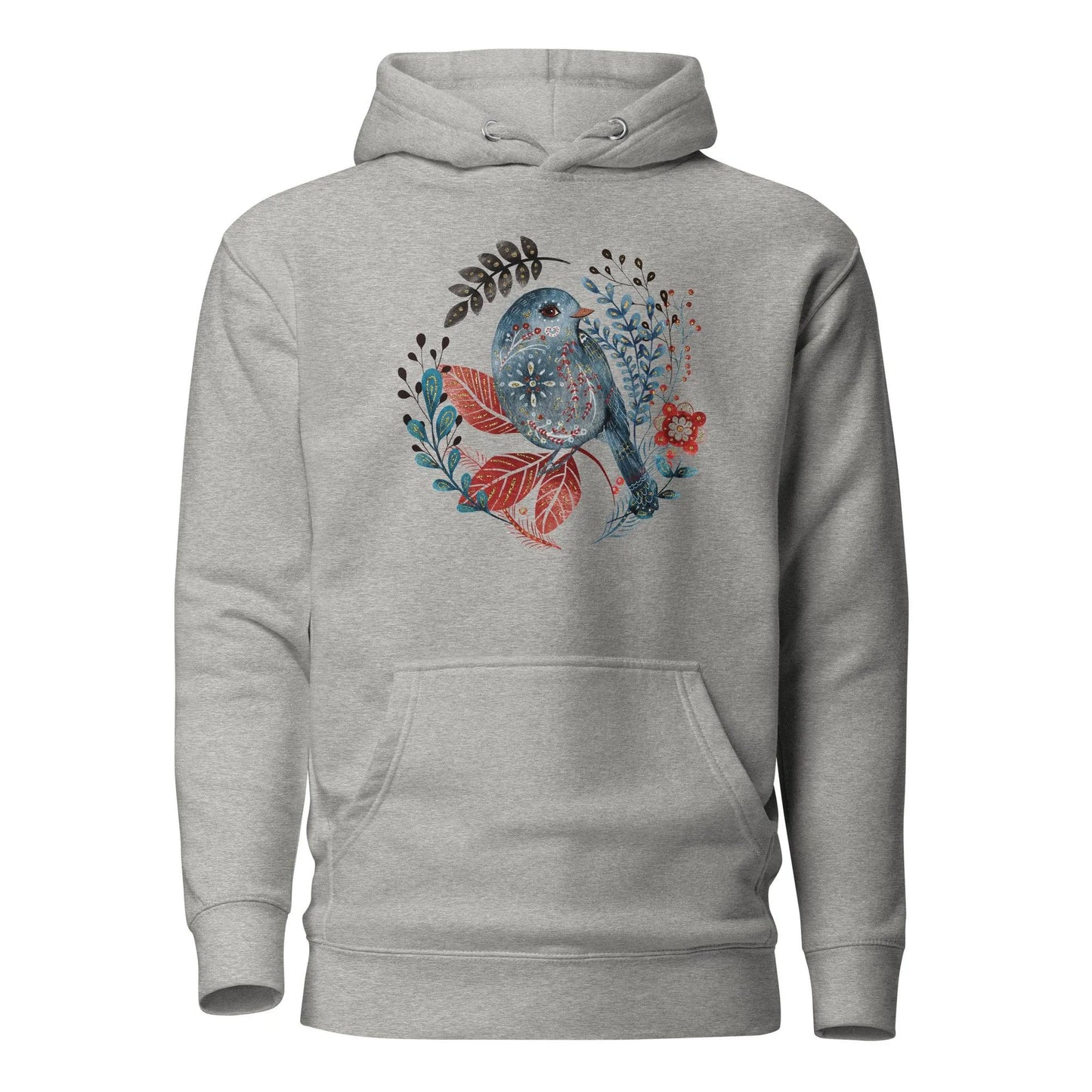 Nordic Winter Hoodie - Bird - The Global Wanderer